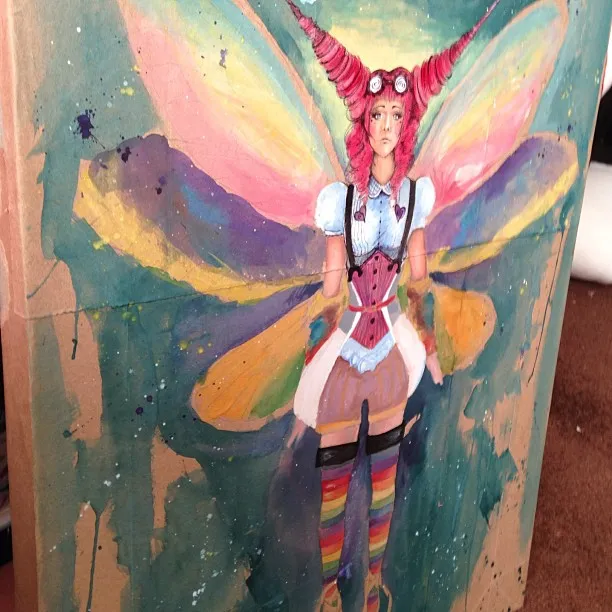 Art piece in progress for art show May 25th in Huntington Beach at Sev Ven!!