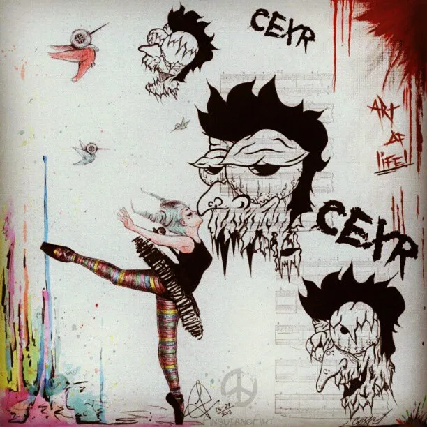 "Collab with Cexr", a piece by Anguiano Art from the Instagram archive