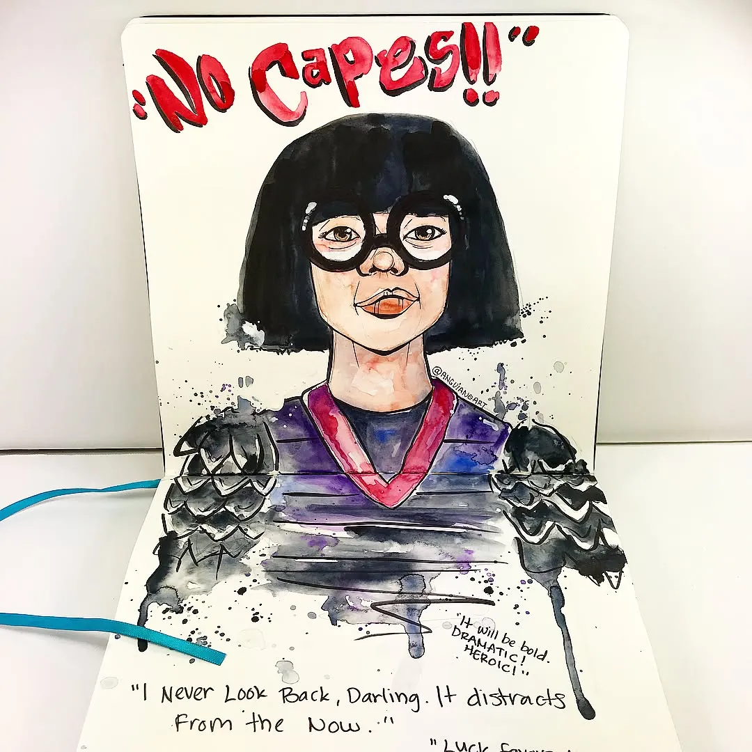 "Darling...", a piece by Anguiano Art from the Instagram archive
