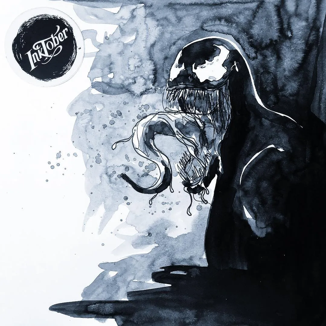 Day 06, Drooling. And I’m finally caught up!!! What did you think of the new venom movie?!