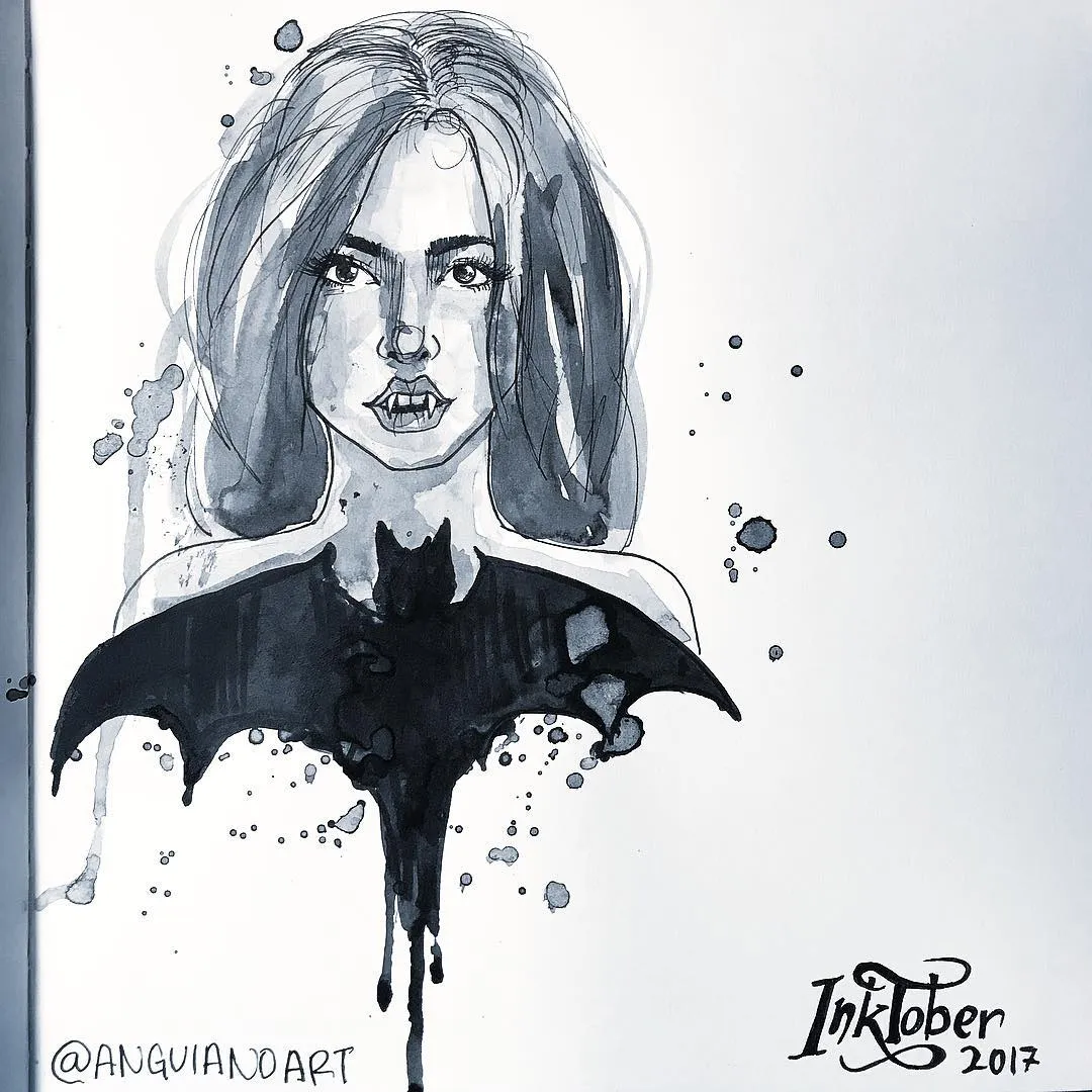 Day 15: Mysterious, because vampires wouldn’t be cool without the secrecy and mystery!! . —�—�—�-