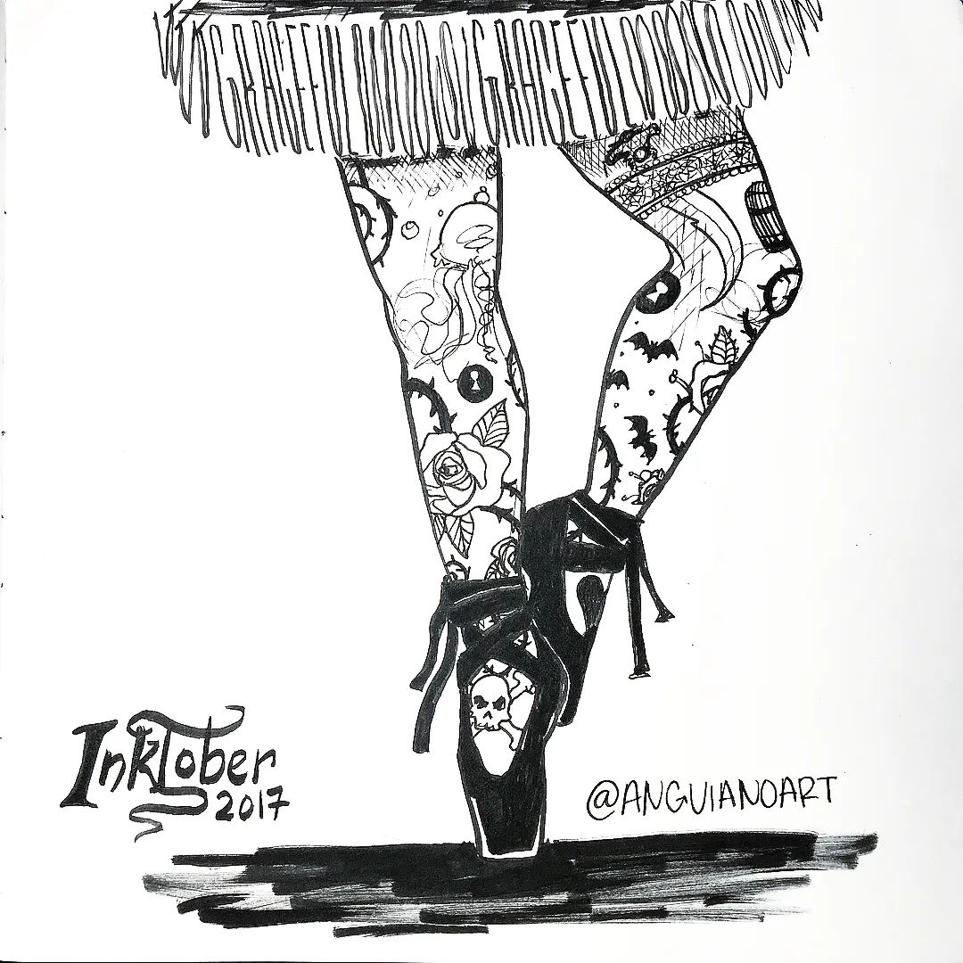 Day 17: Graceful! Some graceful legs with some permanent . —�—�—�—