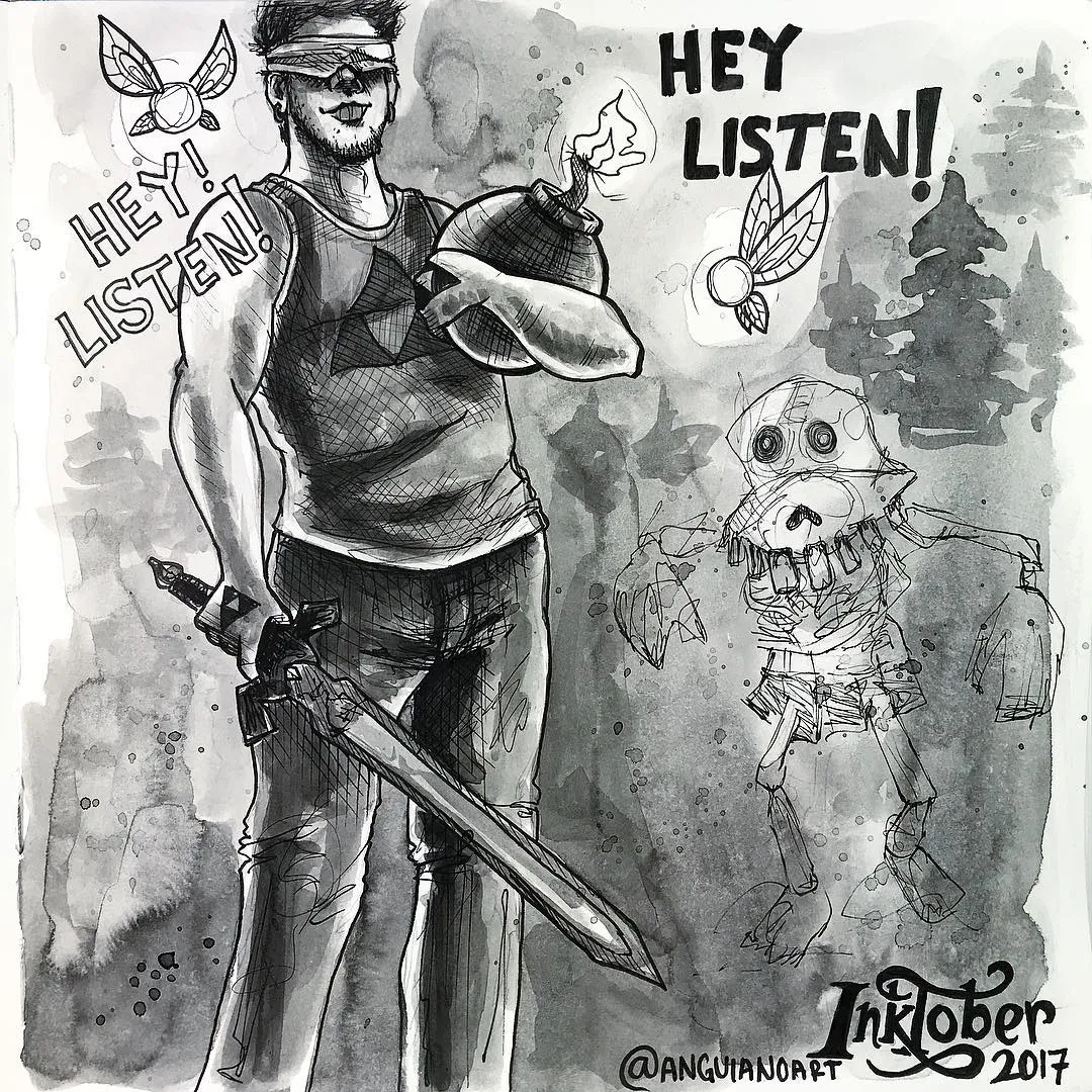 Day 6: Sword, Hey Listen!! . —�—�—�-