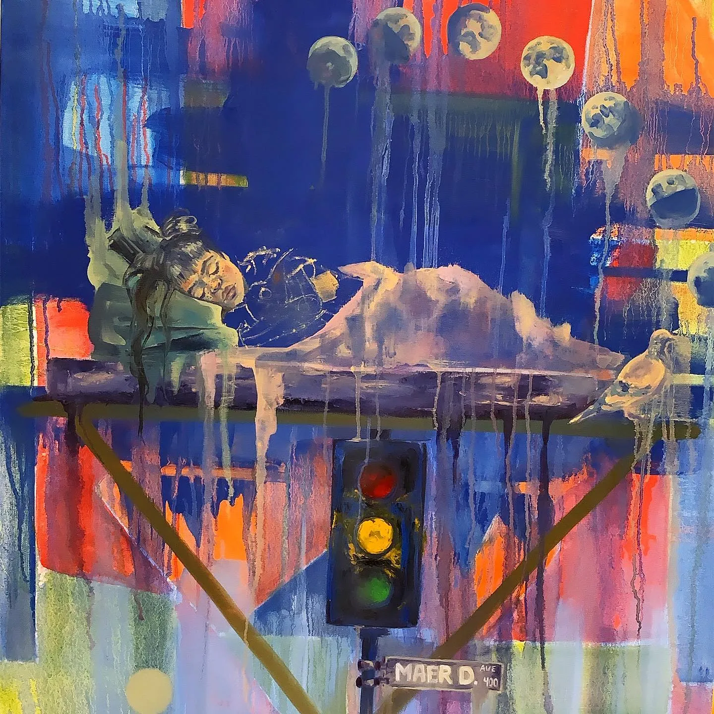 "dreaming.", a piece by Anguiano Art from the Instagram archive