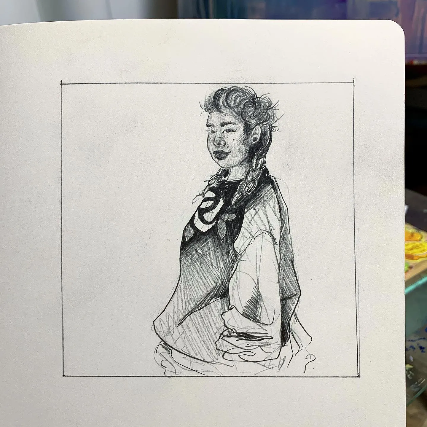 "fashion.", a piece by Anguiano Art from the Instagram archive