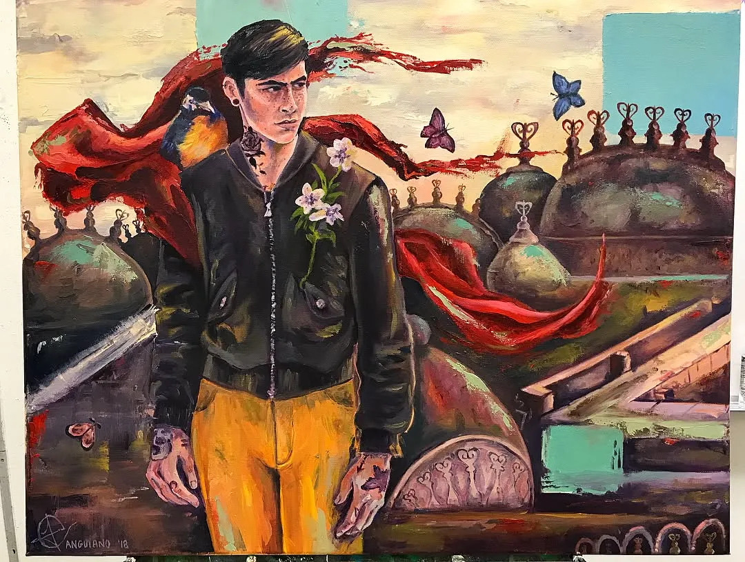 Final project for my oil painting fundamentals class. Thank you so much for giving me the canvas to paint this on!! I met incredible and talented people in that class who inspired me so much. I won’t be taking summer classes but in the fall I’m moving on to Painting 2. I definitely learned a lot this semester and I hope it shows through my recent art work ‍ thank you everyone for tagging along in this art journey of mine!! I appreciate all the love and supportive messages you all send me!! Thank you!!!