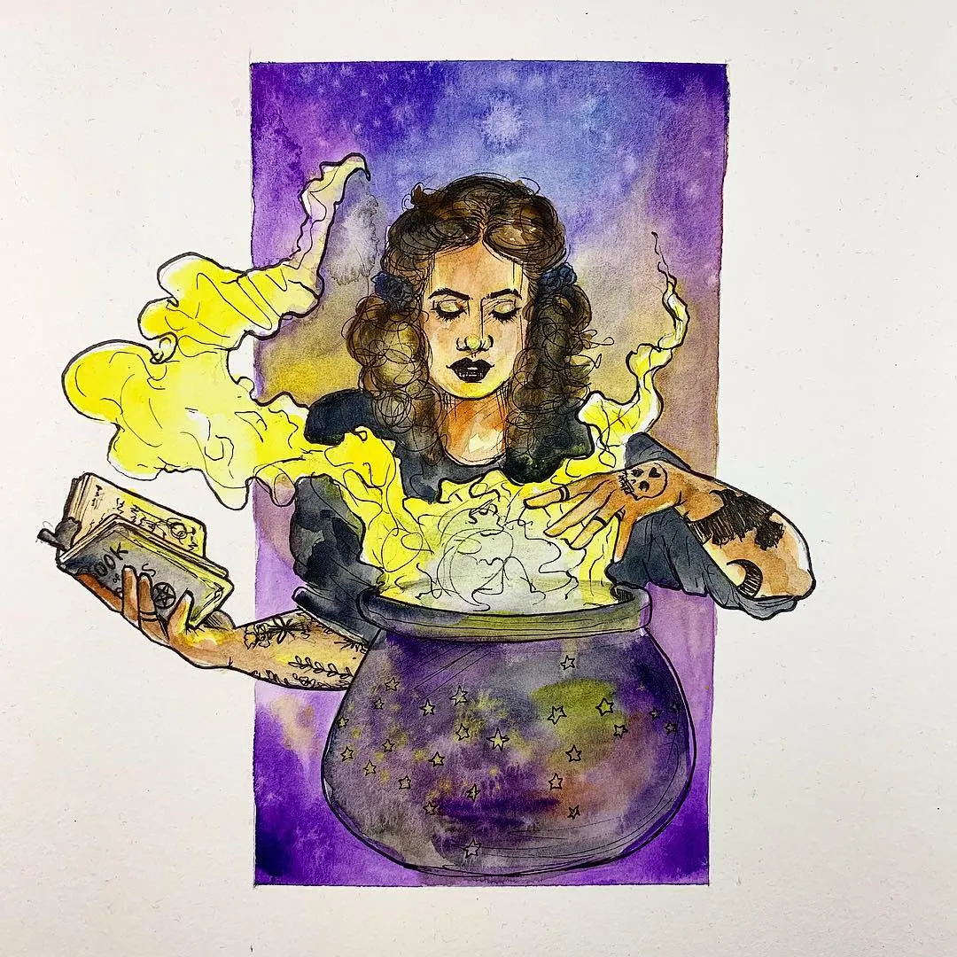 "Getting ready for a magical 2019!!", a piece by Anguiano Art from the Instagram archive