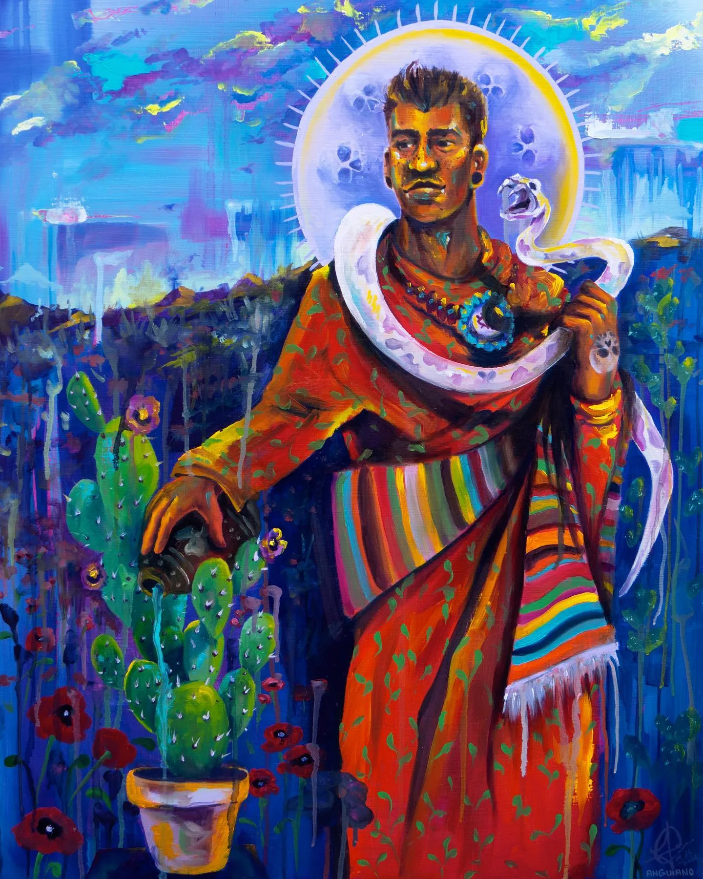 ‘Gods Are Not Immortal’ 30in x 24in oil on canvas. Just had my first critique for painting 1