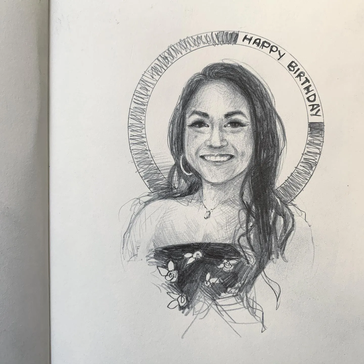 Happy Birthday to my beautiful friend one of the first friends I made at El Camino College. You made art class so fun and I miss you!! She’s a talented artist and is awesome at everything she does!! It honestly feels like yesterday that we were in our last life drawing class