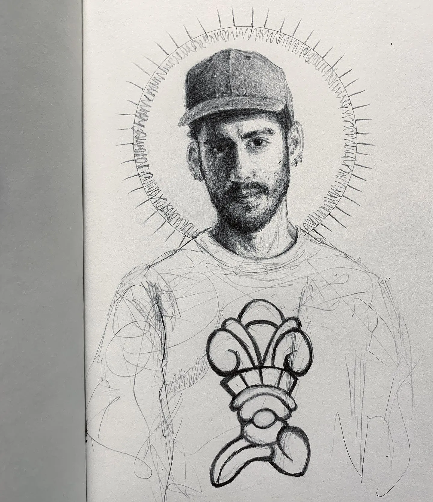 Here’s a sketch of another amazing artist that inspires me. If you don’t already follow their artwork you should!!