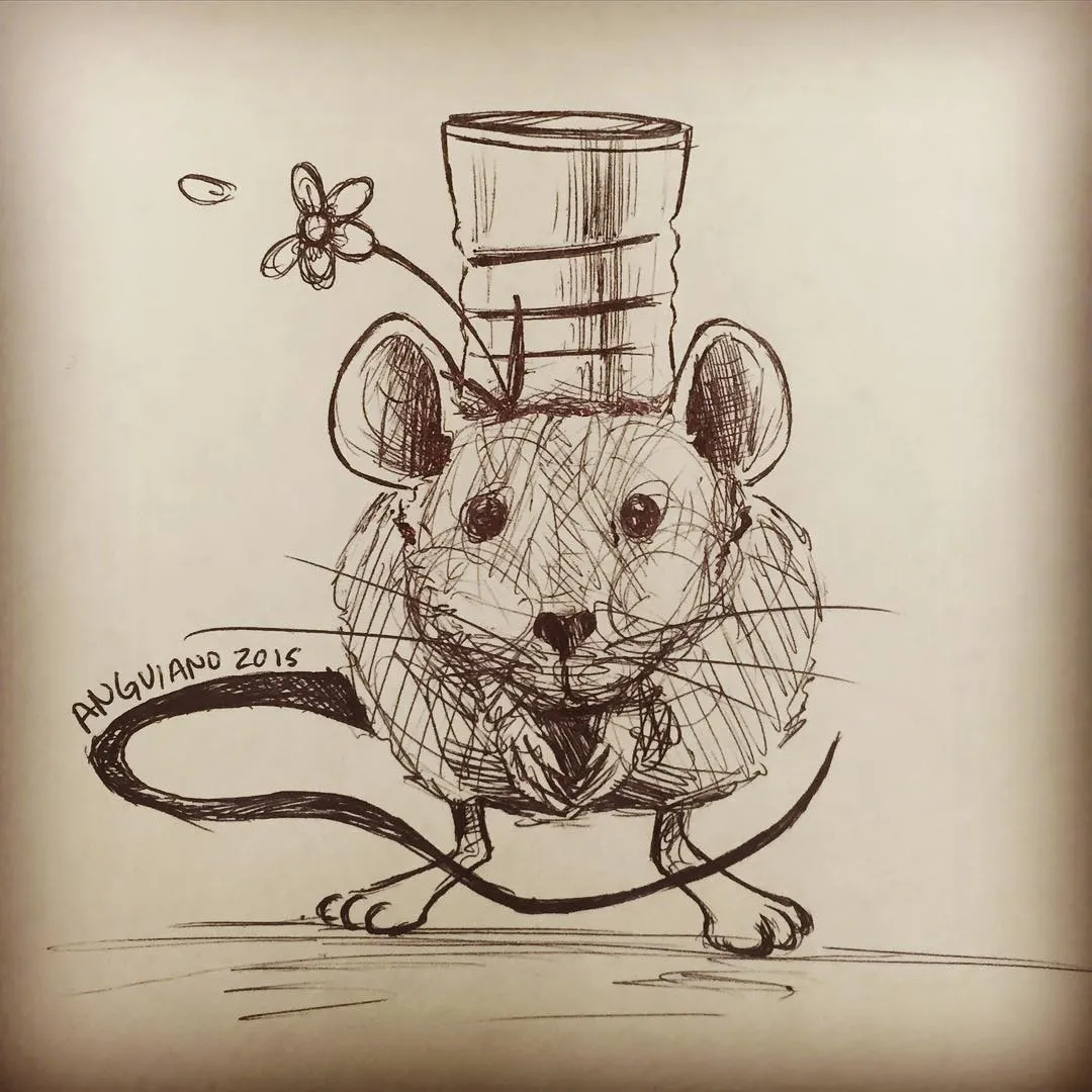 "I'm a Mouse", a piece by Anguiano Art from the Instagram archive