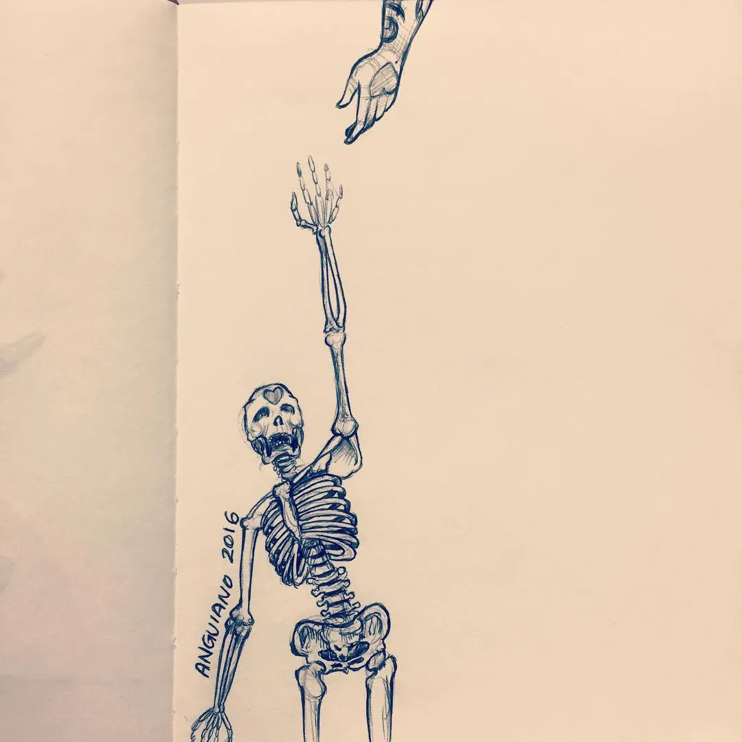 "In death I'll reach for the Gods,"