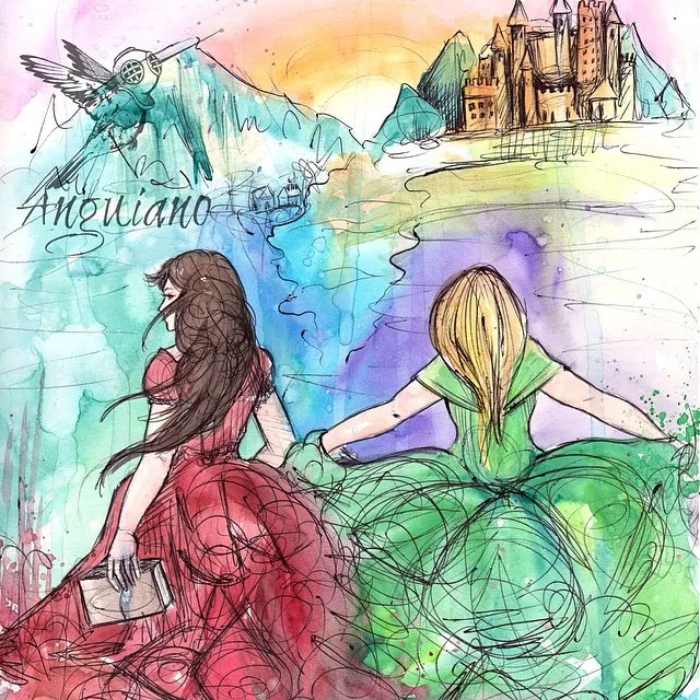 "Just cross the bridge!!", a piece by Anguiano Art from the Instagram archive