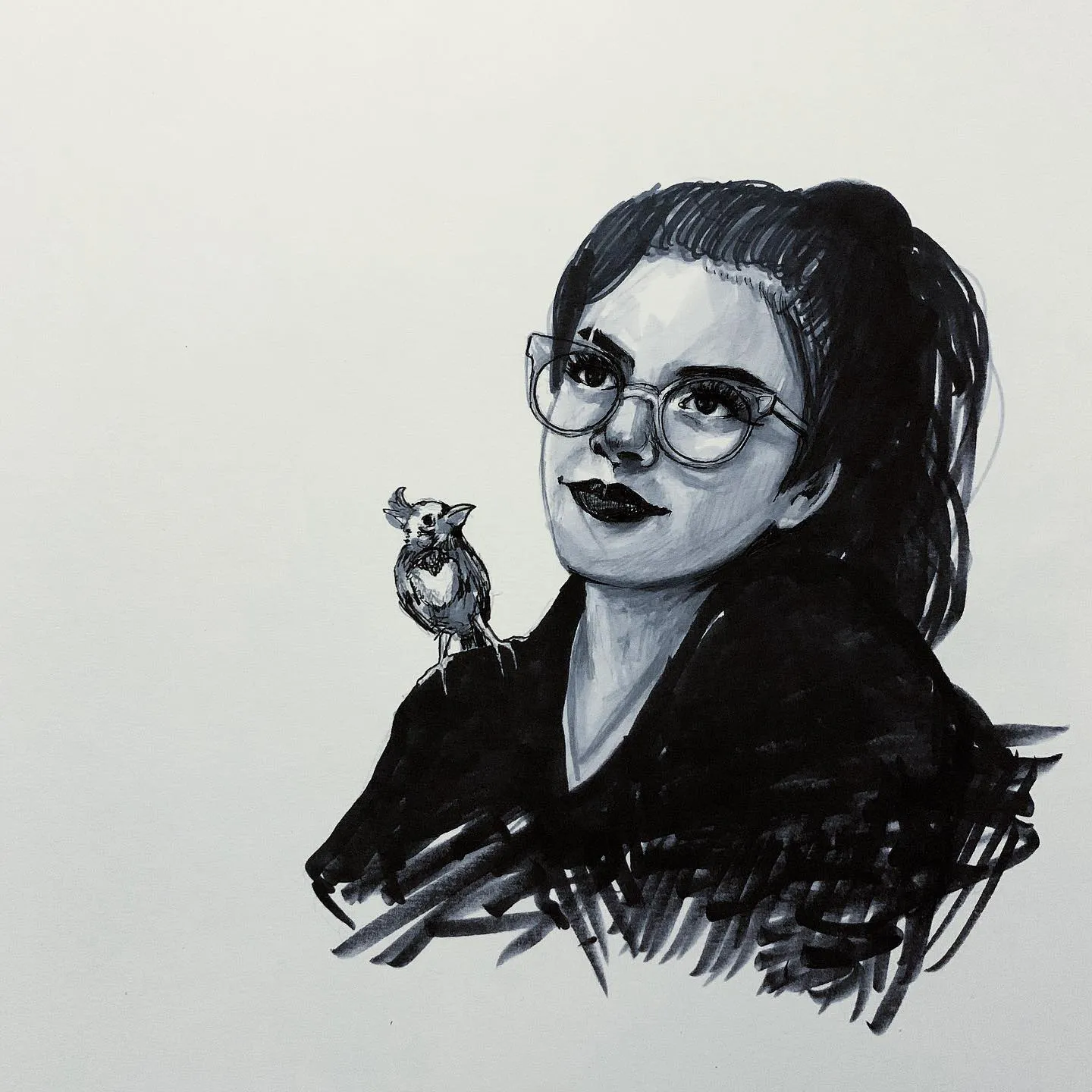 markers and a 03 micron pen, is the reference. thank you