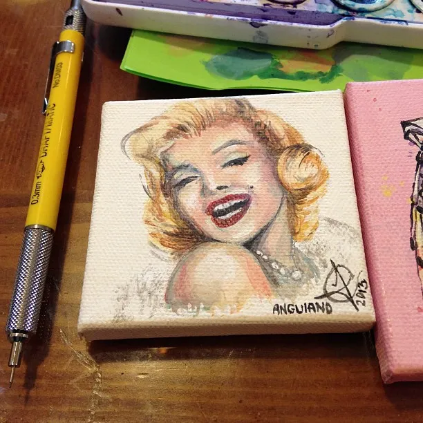 Mini Marilyn!! For Art Department Contest