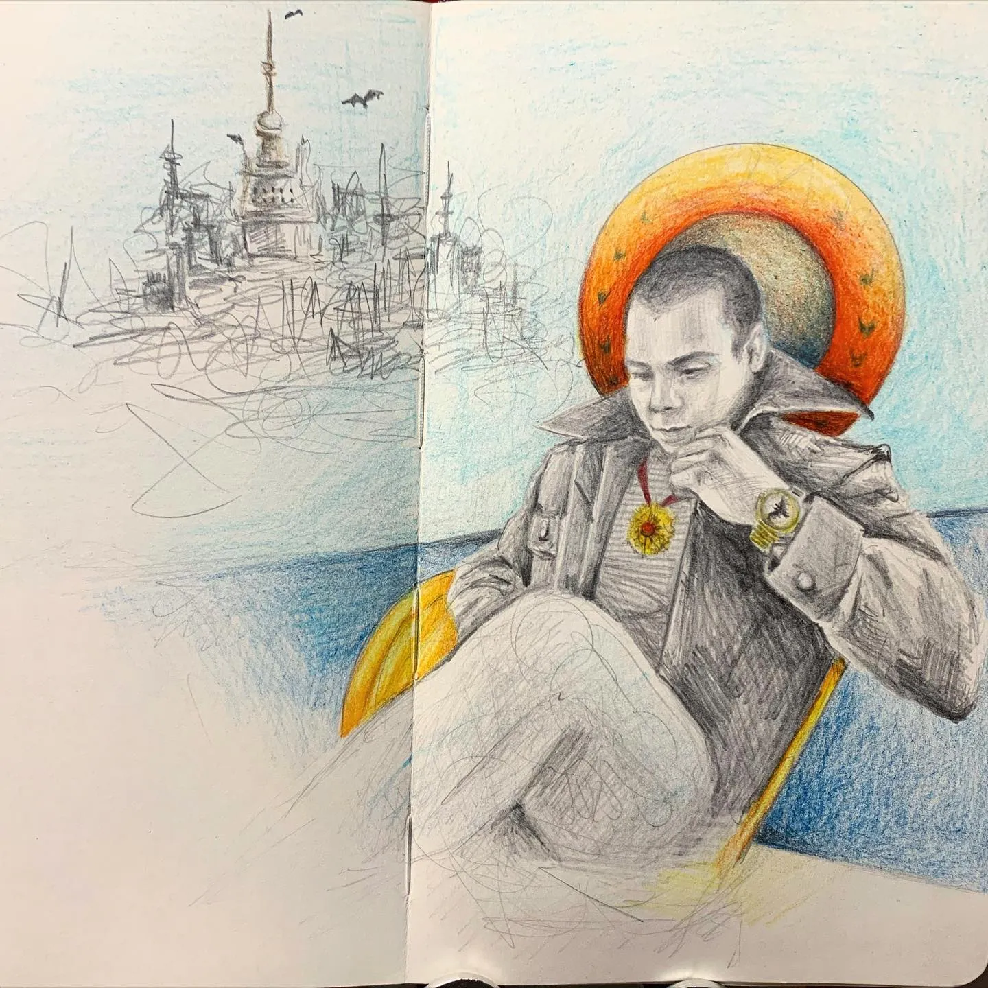 modern day Dracula. thank you for letting me draw you as Dracula!