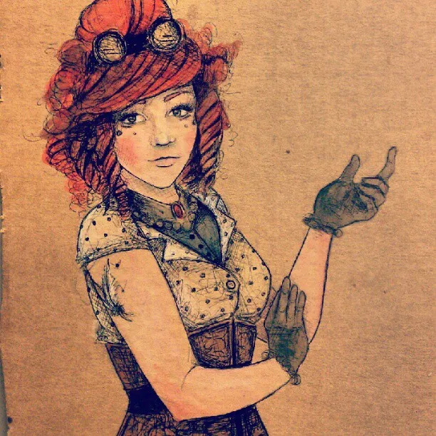 "Say Hello to Mona!!", a piece by Anguiano Art from the Instagram archive