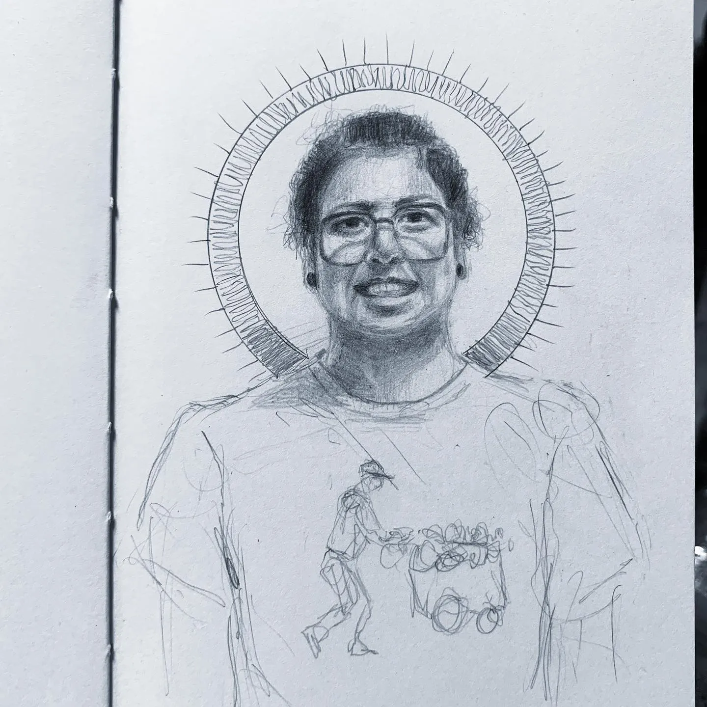sketching my friends. is an amazing talented artist. And my favorite person thank you for letting me sketch you!!!