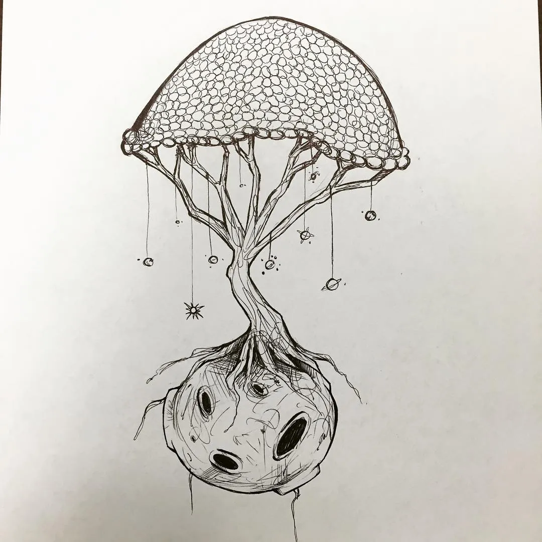 "Solar System", a piece by Anguiano Art from the Instagram archive