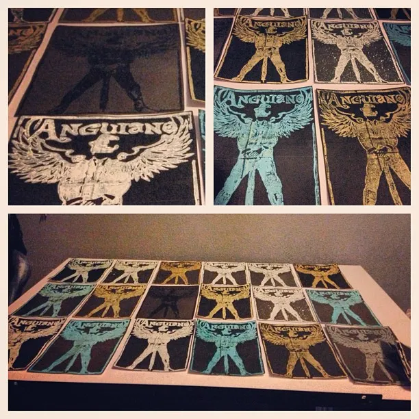 "The first set of big stickers :)", a piece by Anguiano Art from the Instagram archive
