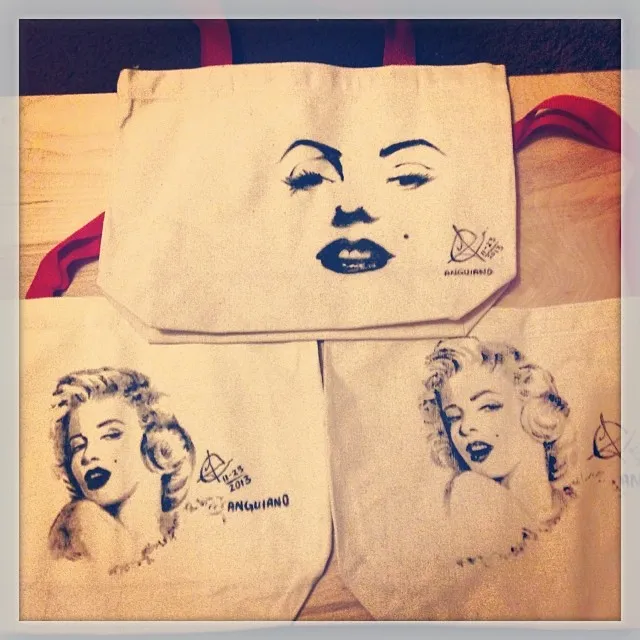 Three Marilyn Monroe Tote Bags will be available at Spiral Muse Gallery in Oregon Dec 7th!!