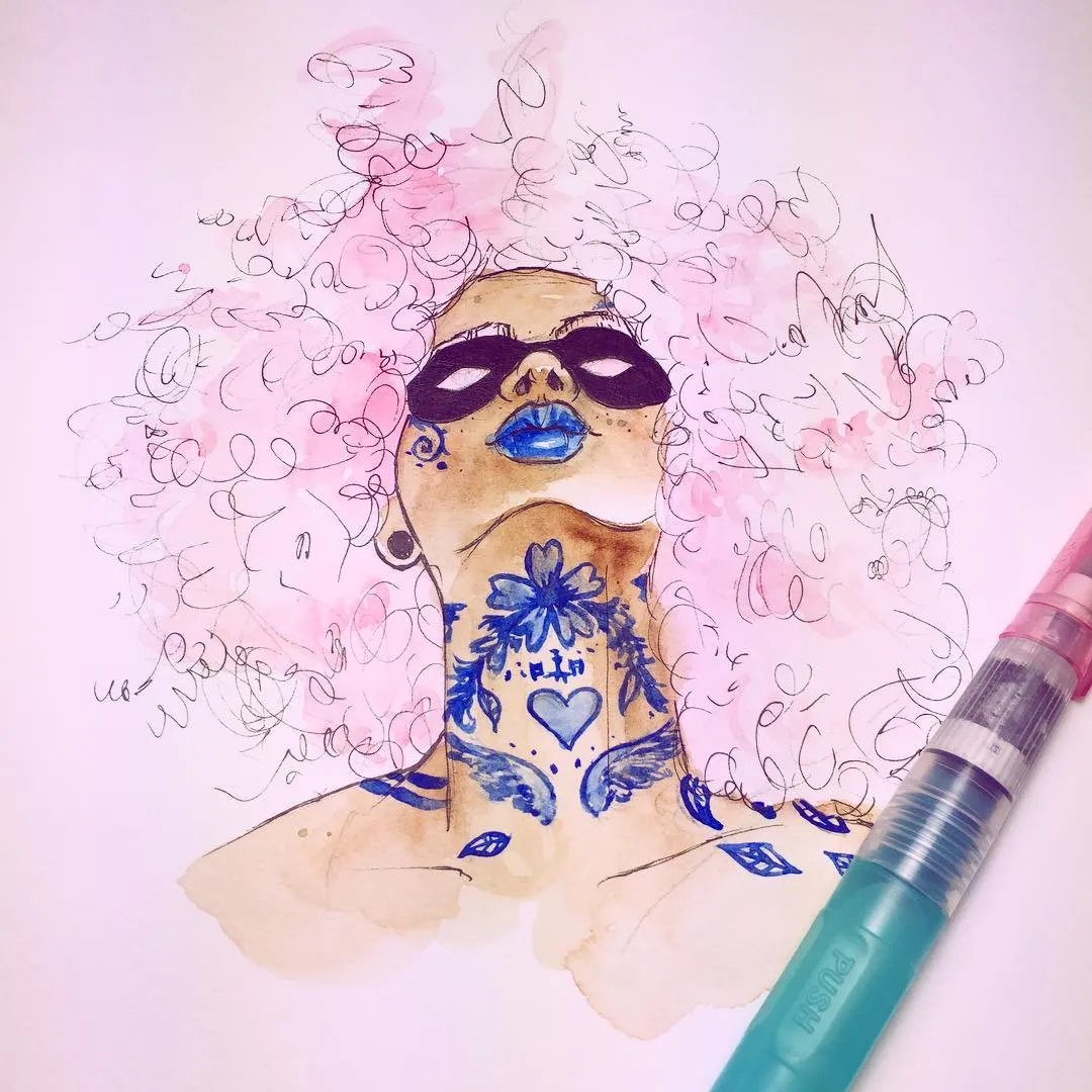 "We all need a hero", a piece by Anguiano Art from the Instagram archive