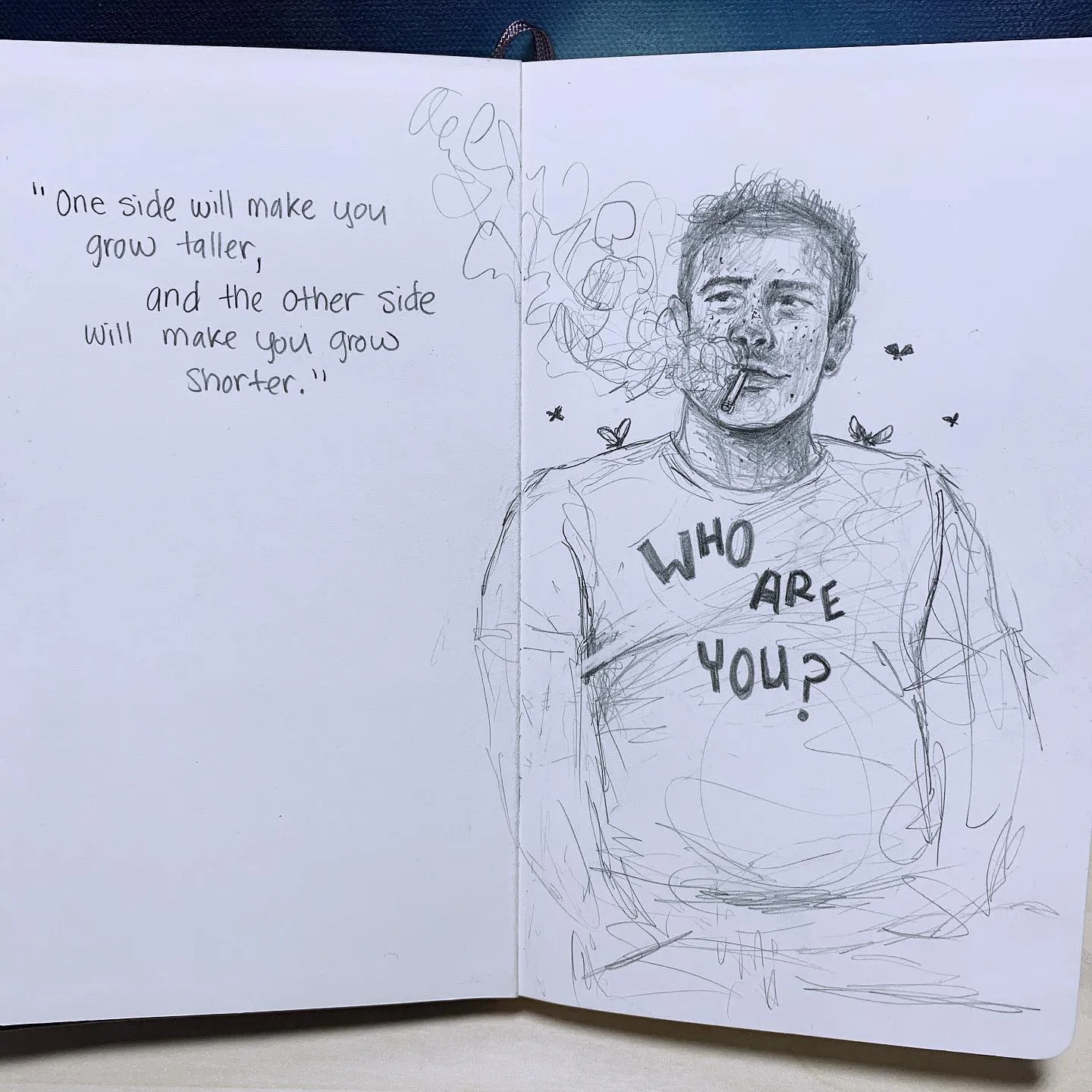 who are you? new sketchbook